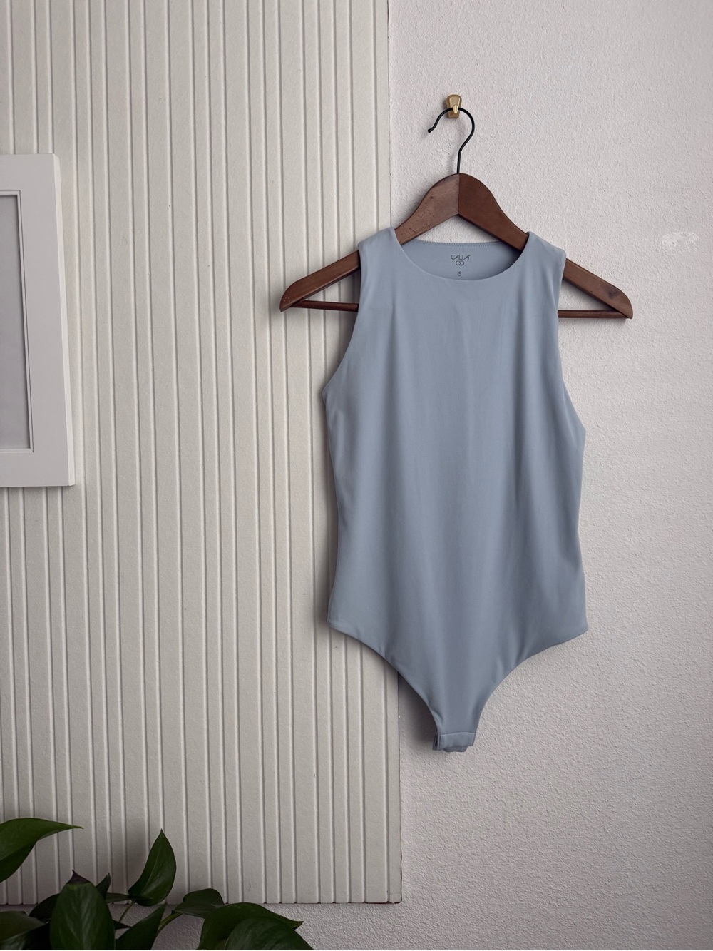 CALIA Pale Blue Tank Bodysuit Inspire Collection